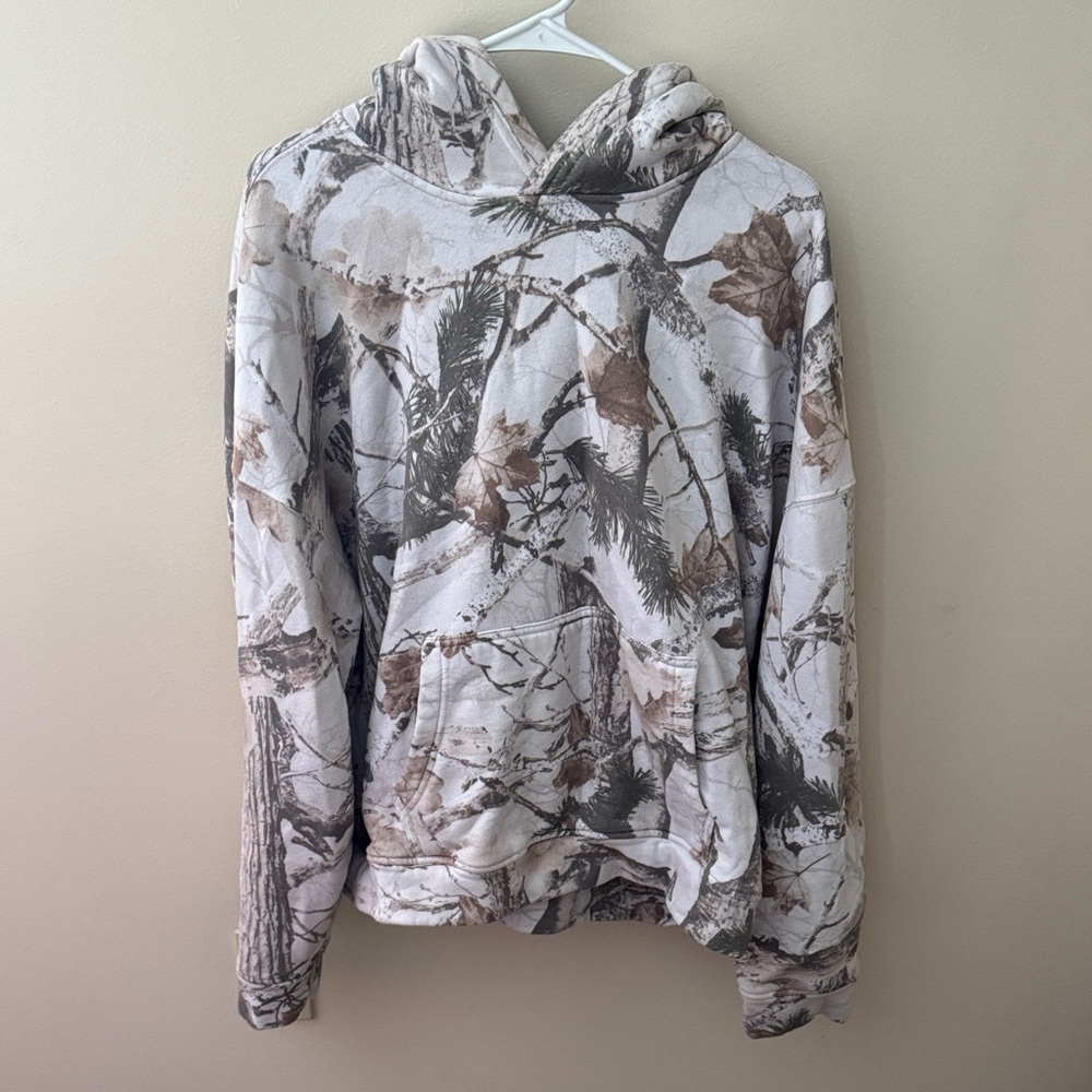 Hollister Boxy Fit Camouflage Hoodie